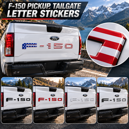 3D Raised Tailgate Letters – Premium ABS Overlay Trim Stickers