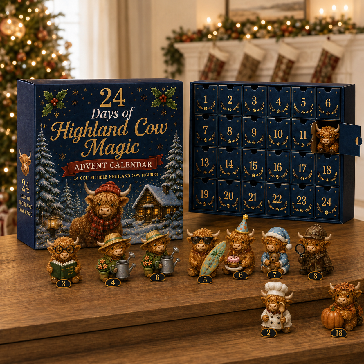 🐮 24 Days of Highland Cow Advent Calendar