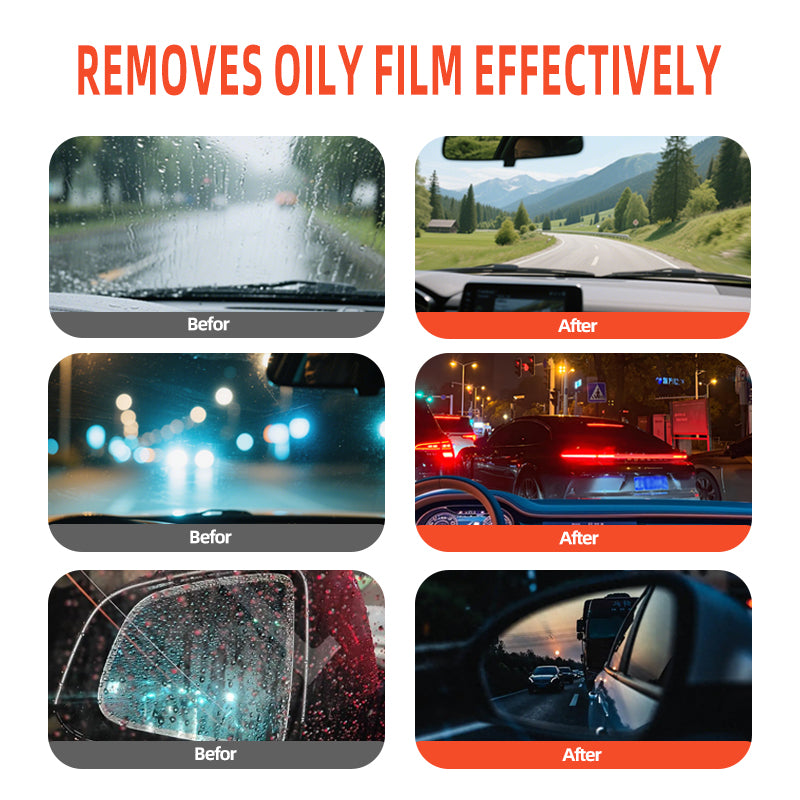Automotive Oil Film Cleaning Brush for Car Windows – Glass Cleaning Board