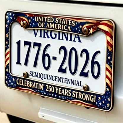 🗽🇺🇸 250th Anniversary Commemorative License Plate Frame🚗