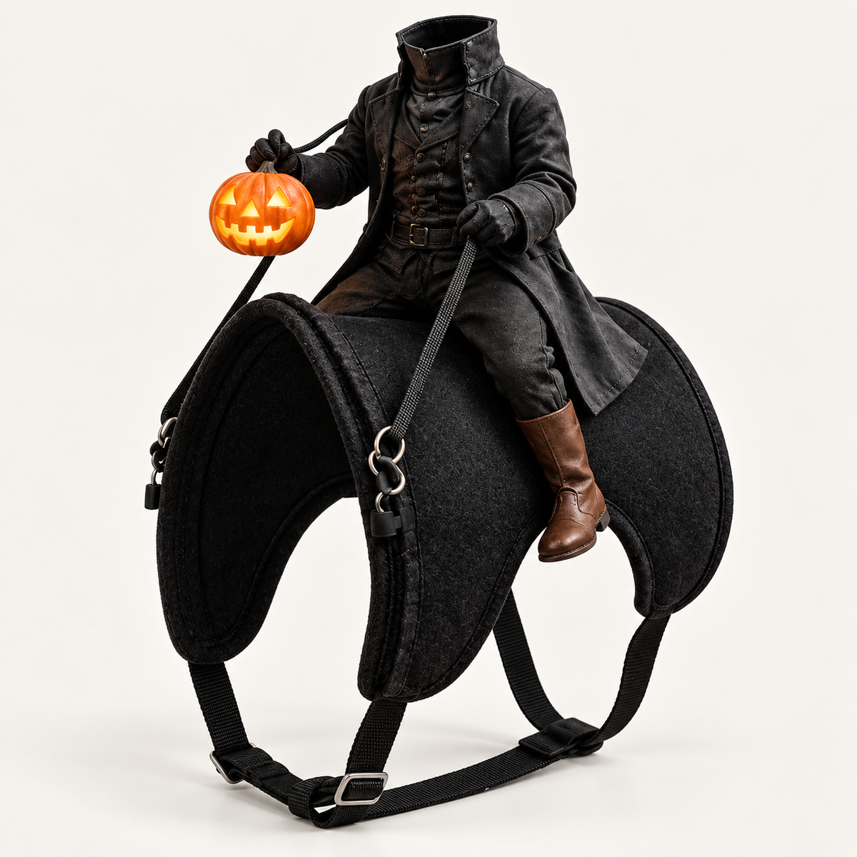 Puptailor Headless Horseman Pet Halloween Costume for Cat & Dog