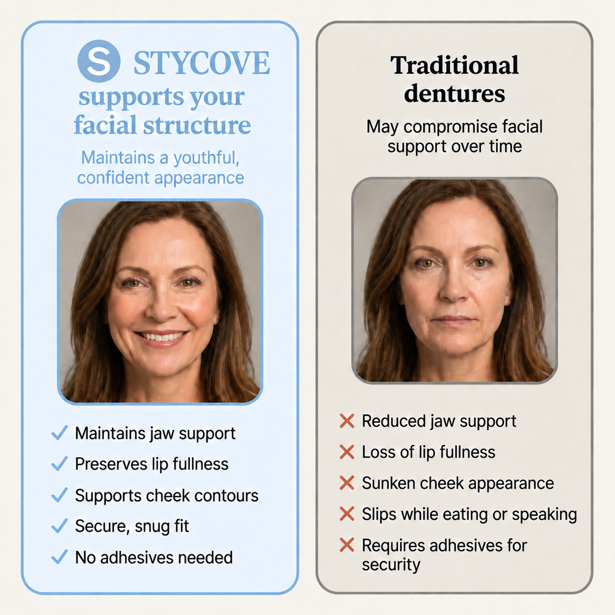 STYCOVE Custom Denture Set