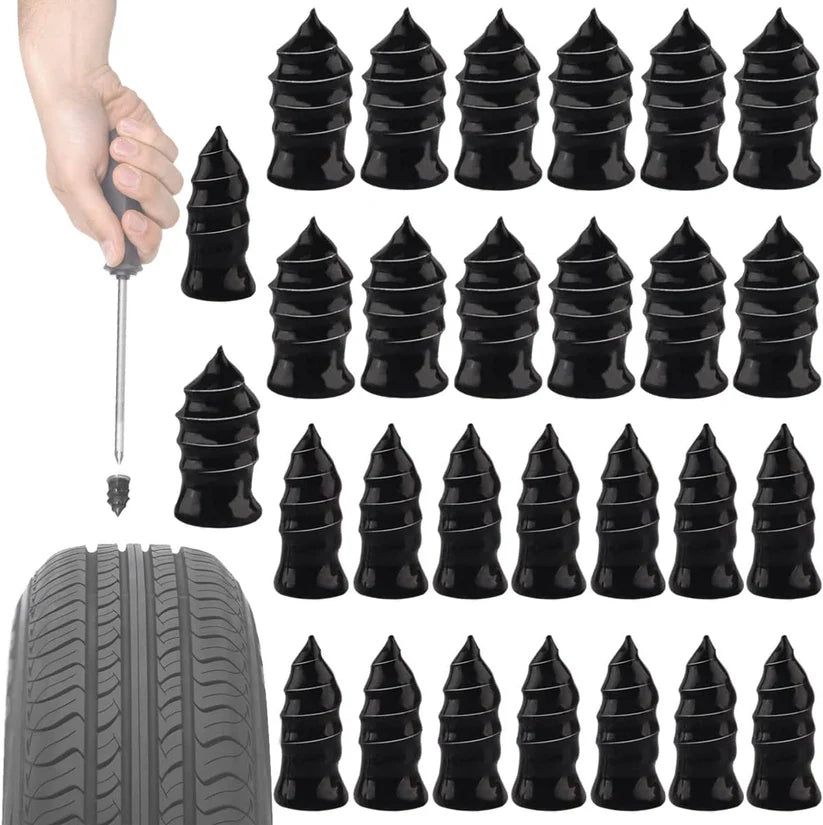 One-second tire repair🚗Vacuum Tire Mending Nail