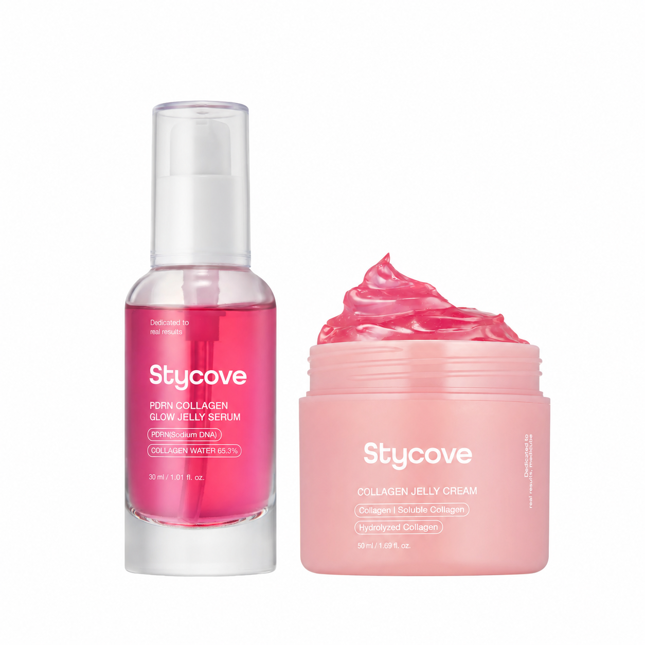 Stycove PDRN Pink Collagen Glow Jelly Serum for Radiance