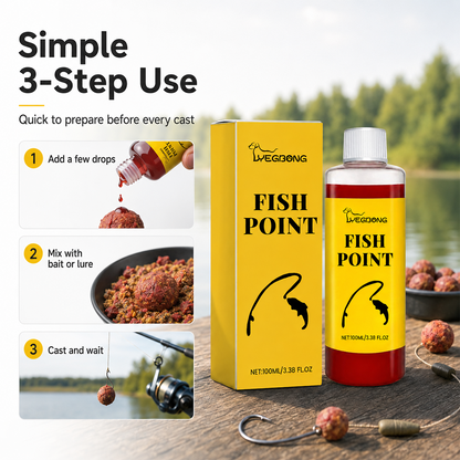 🎣 Concentrated Fish Attractant Liquid – 🐟Fast-Acting Red Worm Formula