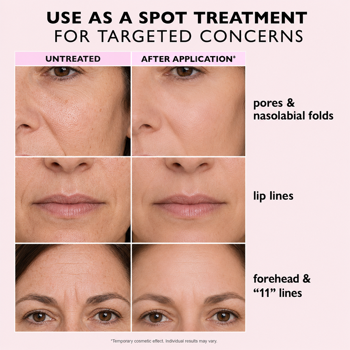 Instant Firming Temporary Face Tightener Easy-Wear Formula