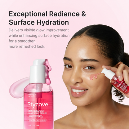 Stycove PDRN Pink Collagen Glow Jelly Serum for Radiance