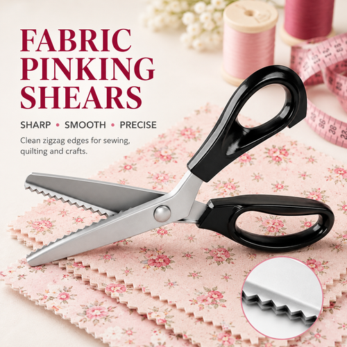 Stainless Steel Zig Zag Scissors with Serrated Teeth - Perfect for DIY Crafts✂️