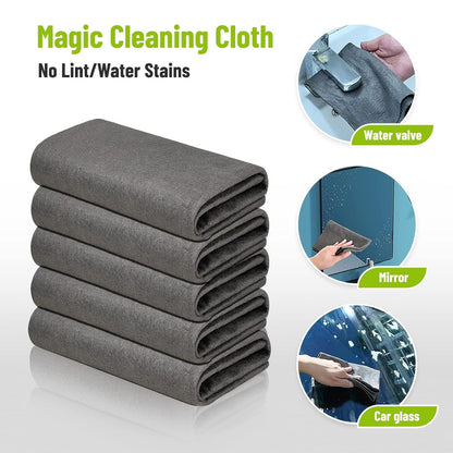 🔥10-Count Reusable Magic Cleaning Wipes, Thick & Streak-Free