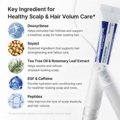 Deoxyribose Scalp Serum for Fuller Hair and Healthy Scalp