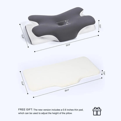 Stycove Adjustable Ergonomic Memory Foam Pillow