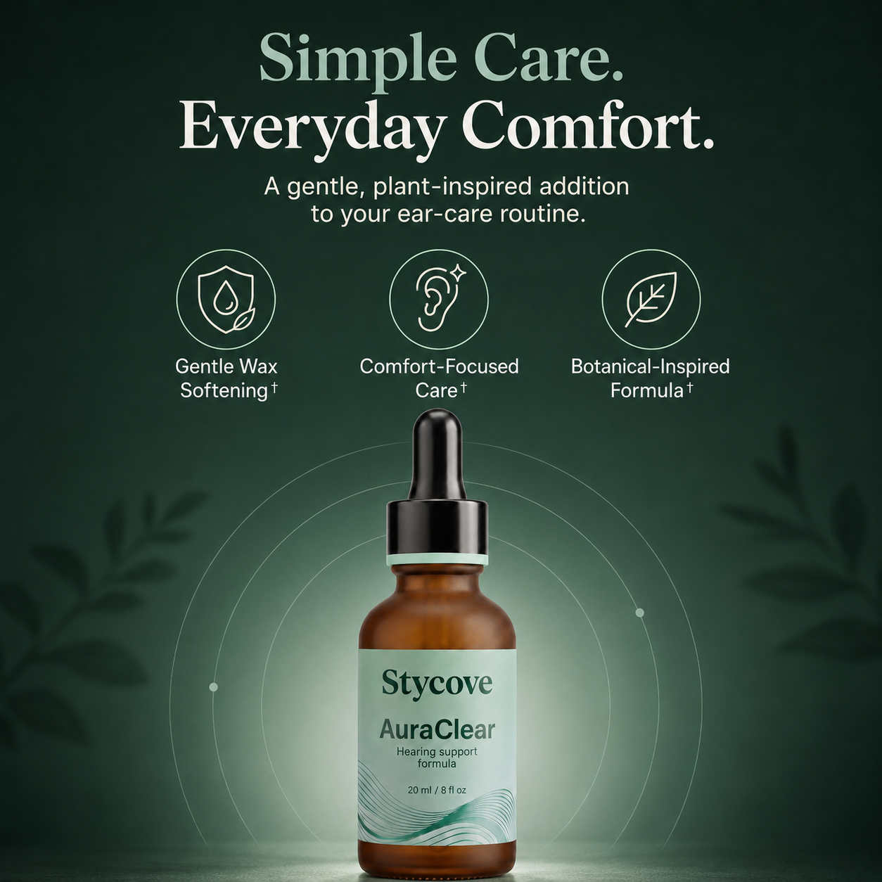 AuraClear Ear Cleaning and Relief Drops