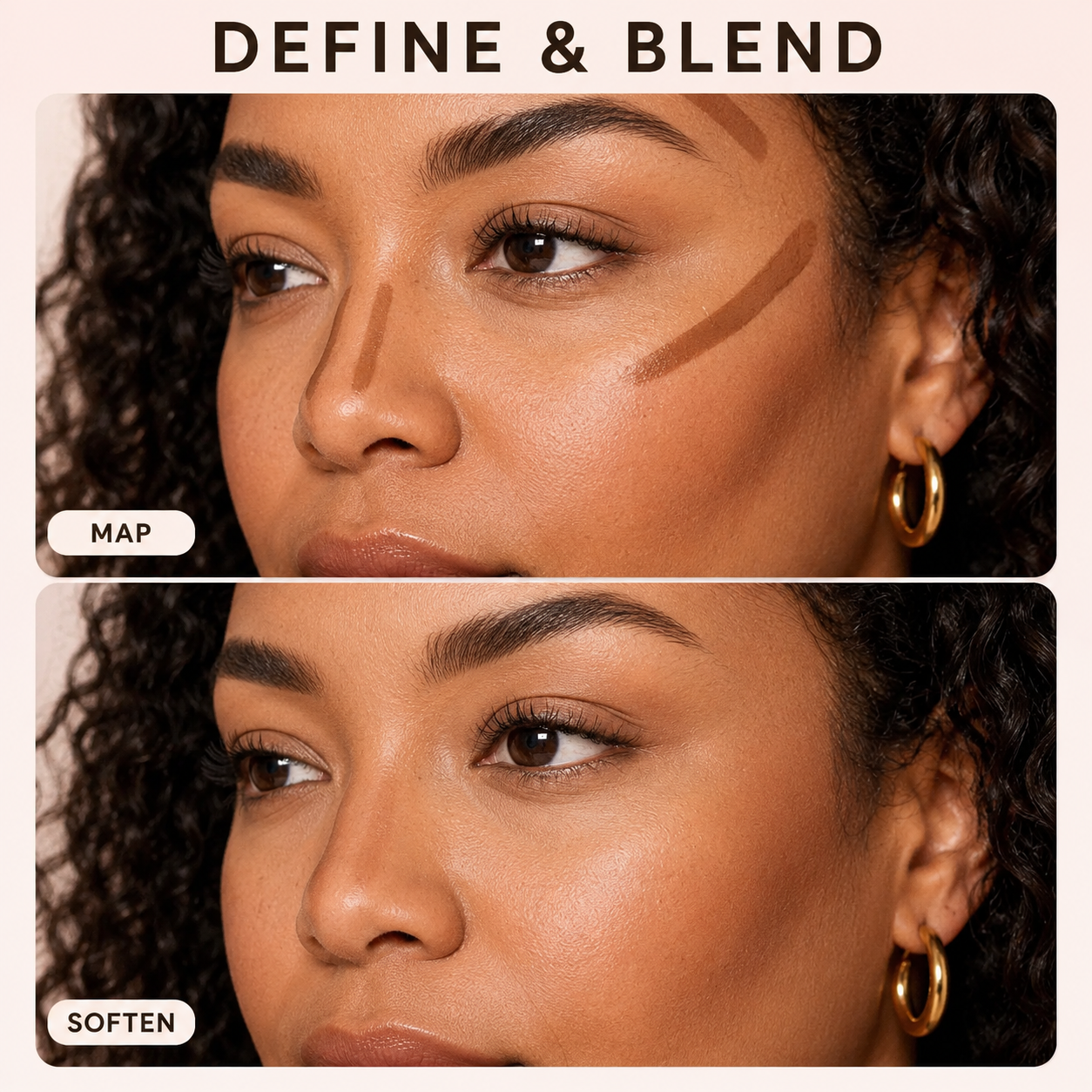 Stycove Stick - 2-in-1 Contour Stick & Brush for Face Sculpting & Enhancement