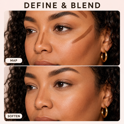 Stycove Stick - 2-in-1 Contour Stick & Brush for Face Sculpting & Enhancement