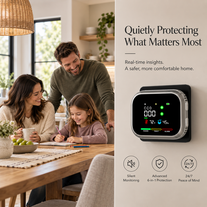 6-in-1 Smart Home Environment Monitor