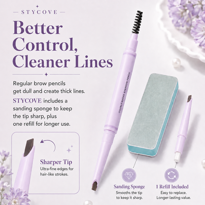 Feather Edge Brow Pencil 3-in-1 Kit (Pencil + Refill + Sanding Sponge)
