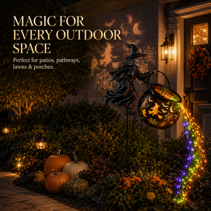 🎃Halloween Witch Cauldron Garden Light