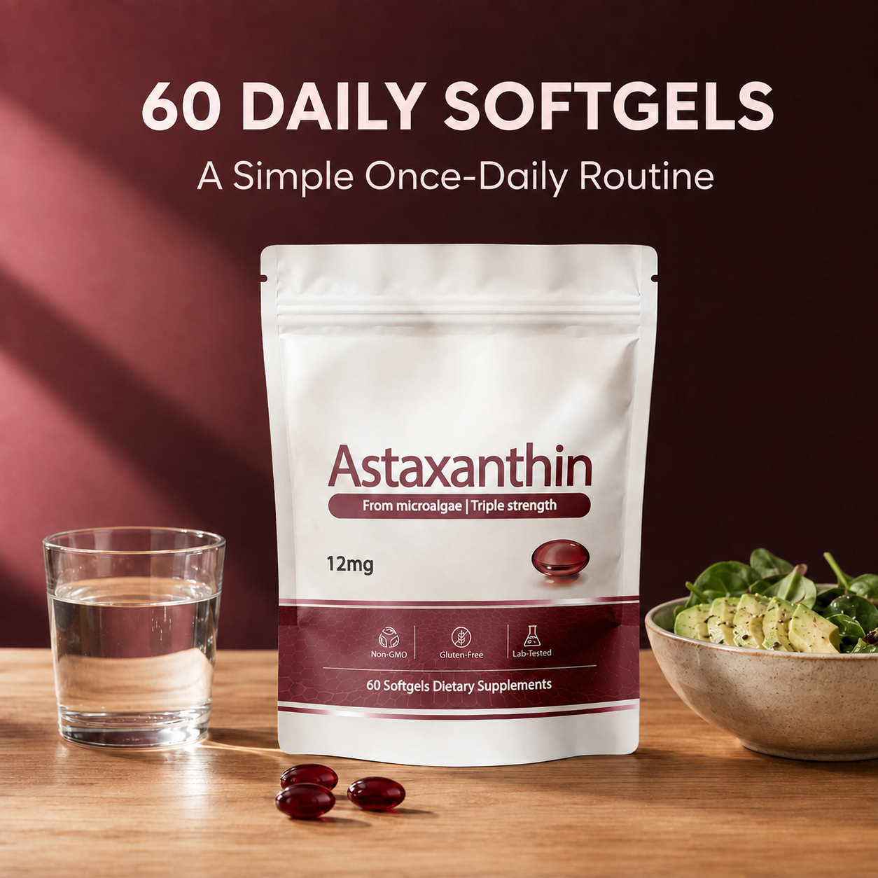 Stycove Astaxanthin - 12mg Softgels