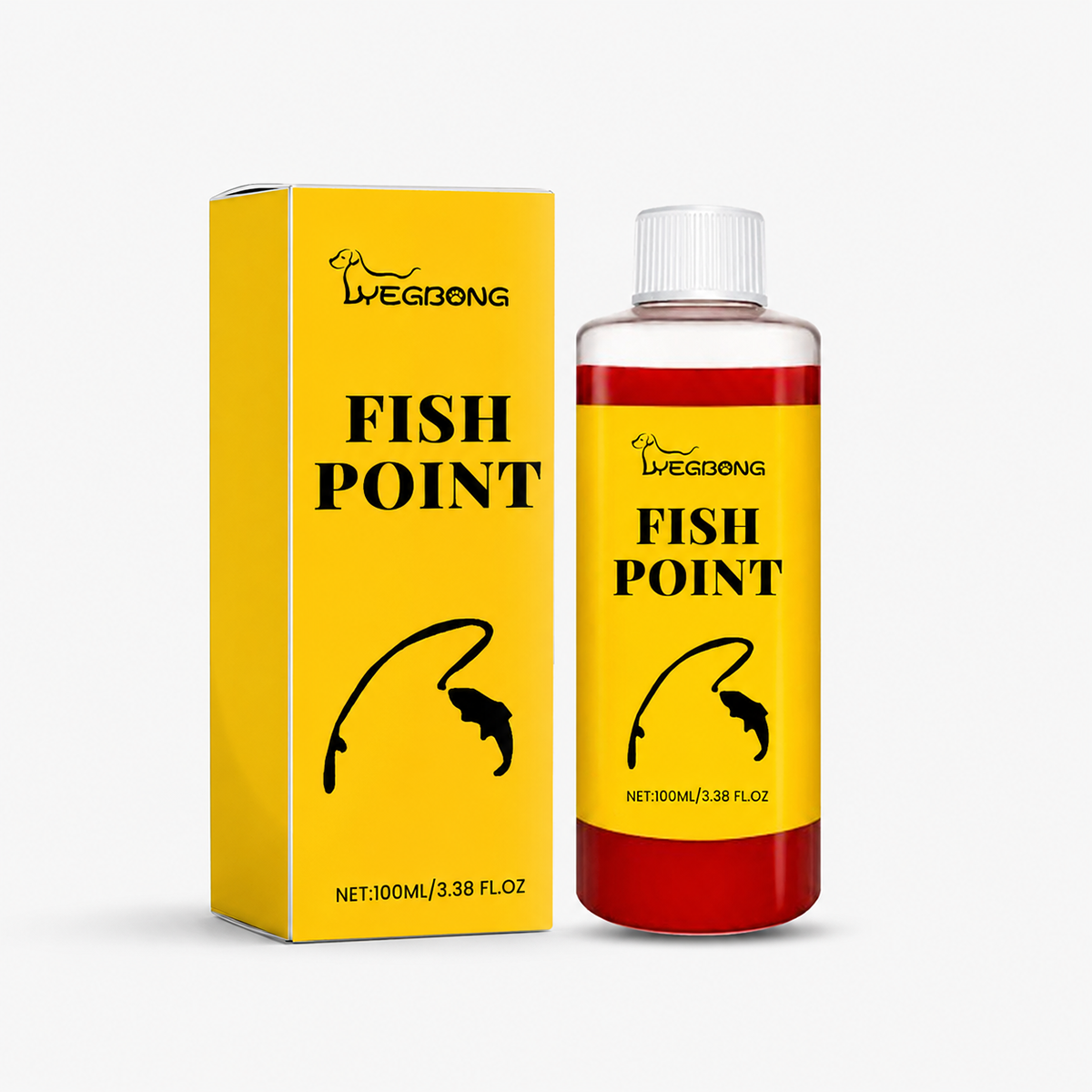🎣 Concentrated Fish Attractant Liquid – 🐟Fast-Acting Red Worm Formula
