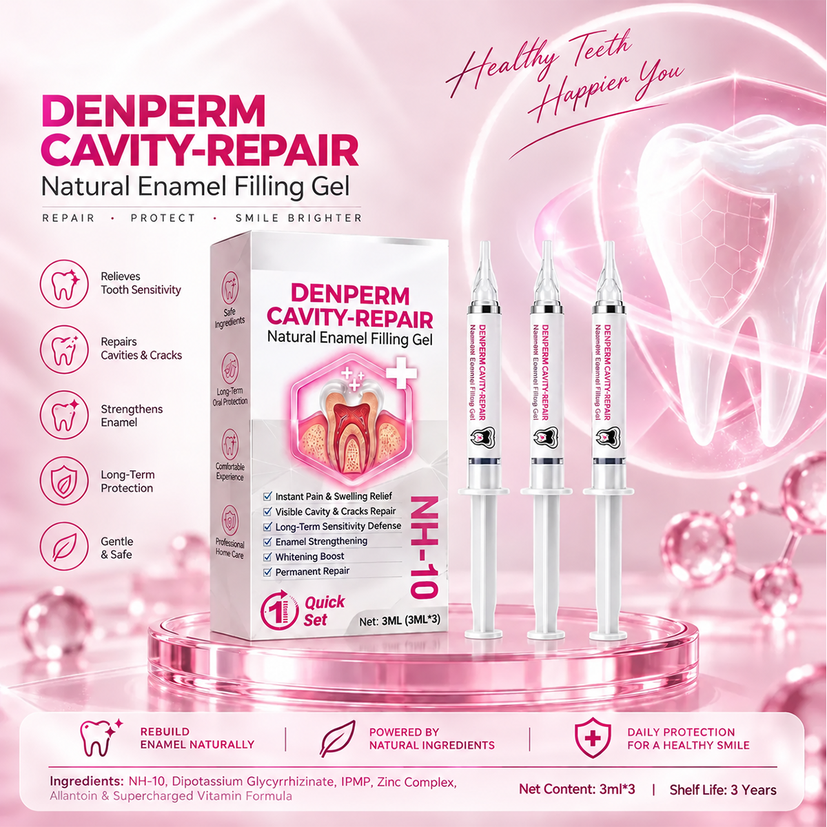 🏆 Stycove Cavity-Repair Natural Enamel Filling Gel