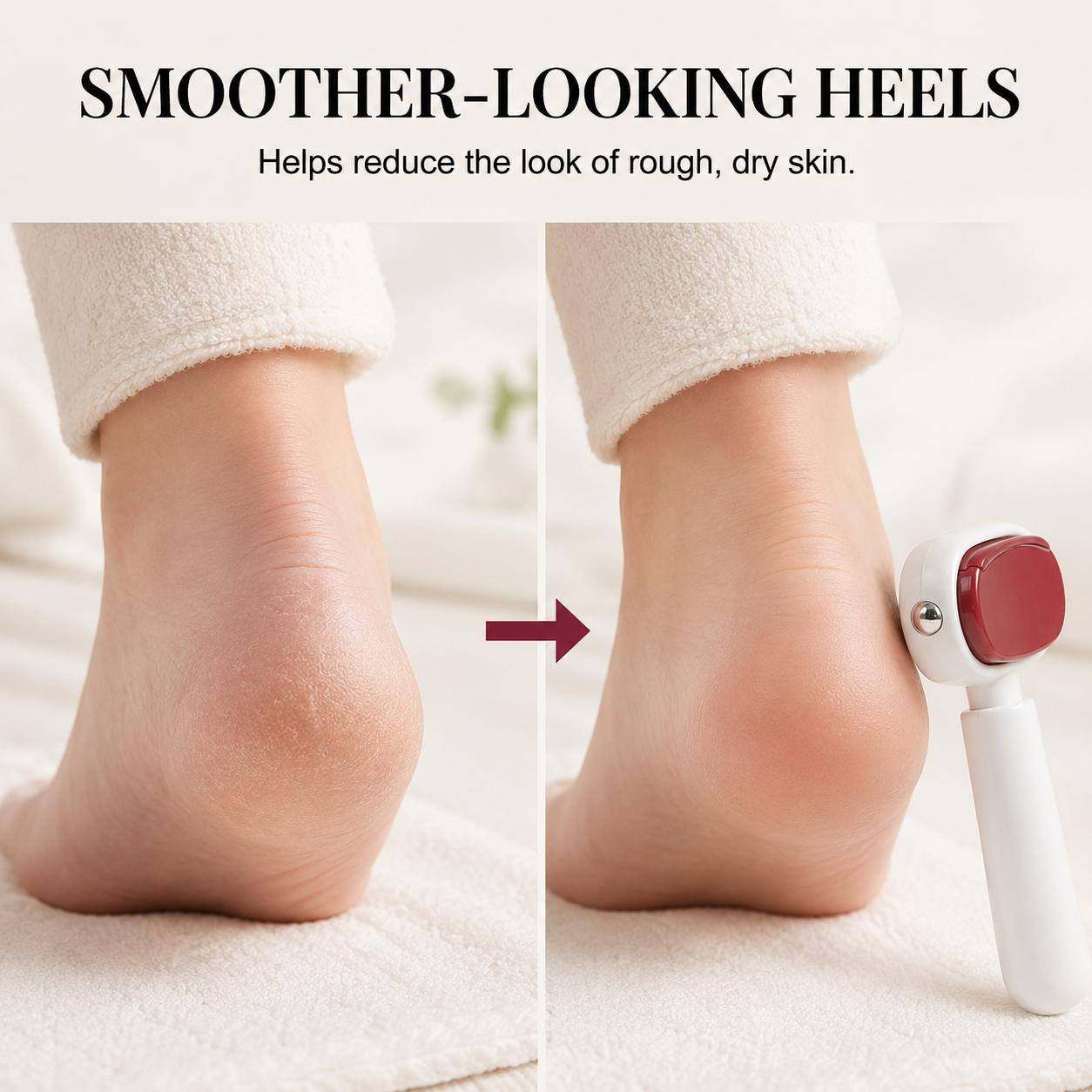 🦶Dual‑Sided Foot Callus Remover, Replaceable Stainless Steel Blade Foot Scraper