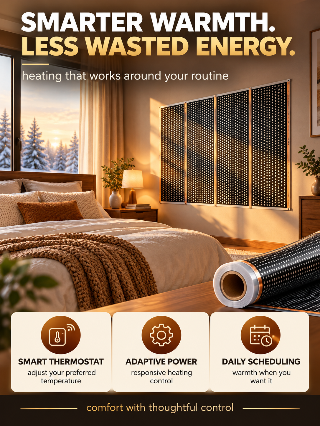German High-Tech Graphene Wall Heater