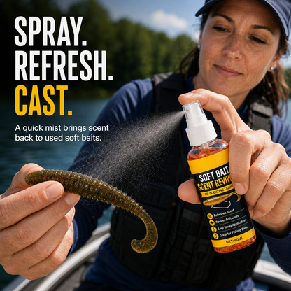 Soft Bait Scent Spray – Instant Fish-Attracting Reviver