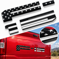 F-150 Black American Flag
