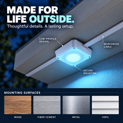 Smart Rainbow LED Permanent Outdoor Light - Smartlight 🎁