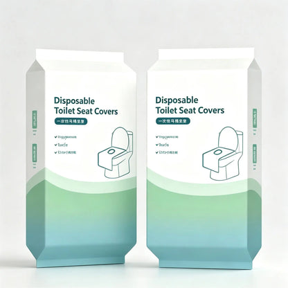 Disposable Toilet Seat Covers Waterproof 16x24in