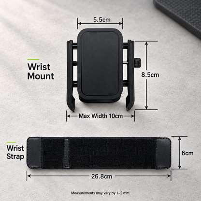 📱 360° Rotating Wrist & Arm Phone Holder – Hands-Free Sports Mount