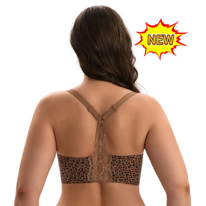 Lusait Lace Jelly Bra Bralettes for Women | Seamless Wireless Deep V