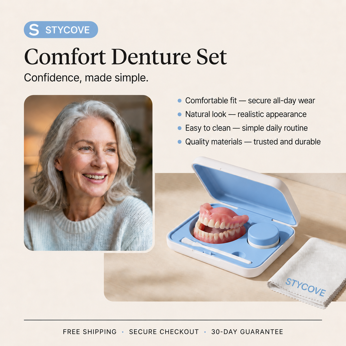 STYCOVE Custom Denture Set