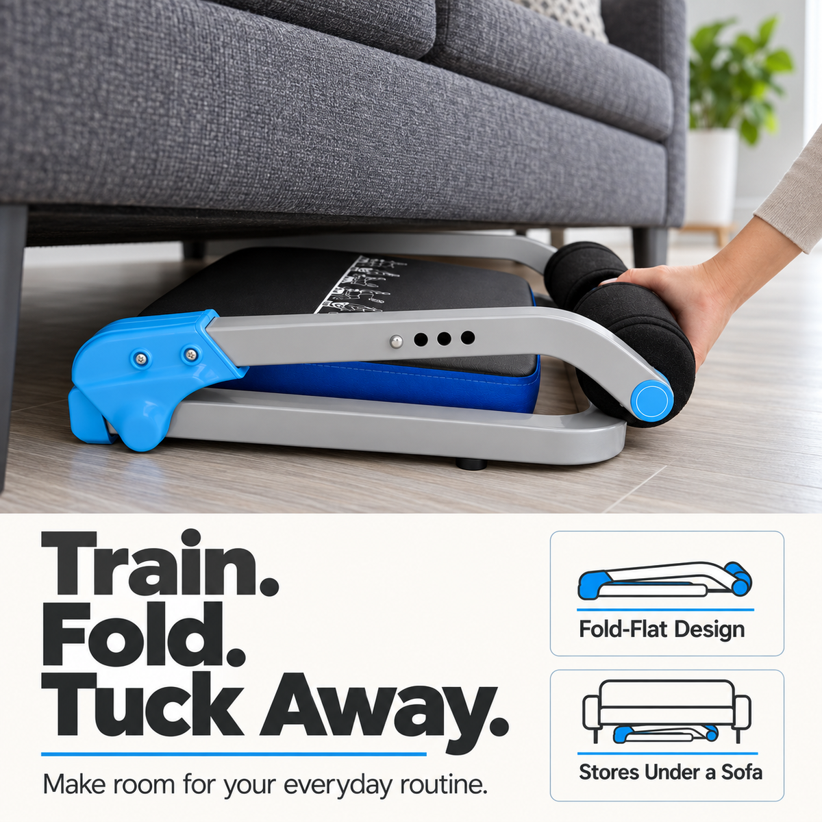 Stycove Assisted Sit-Up & Ab Trainer