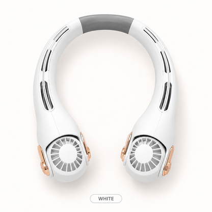 ❄️ Portable Neck Fan - 3-Sec Instant Cooling, 360° Rotating Head, 3-Speed Airflow