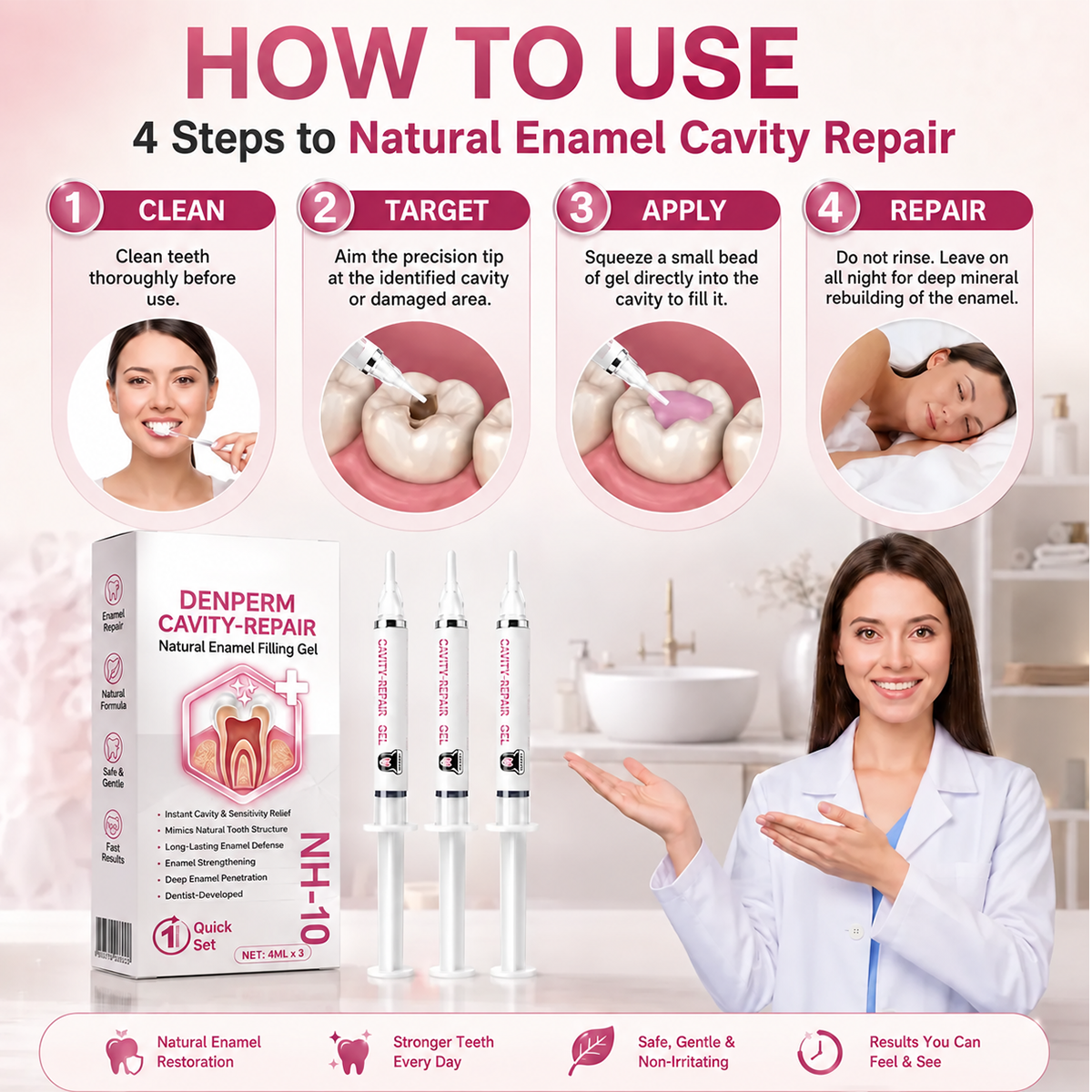 🏆 Stycove Cavity-Repair Natural Enamel Filling Gel