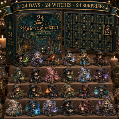 🔥 2026 The Five Covens Witch Advent Calendar – 24 Collectible Witches, 4 Magical Coven Styles