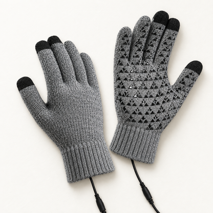 USB-Heated Winter Gloves – Warm & Touchscreen-Friendly