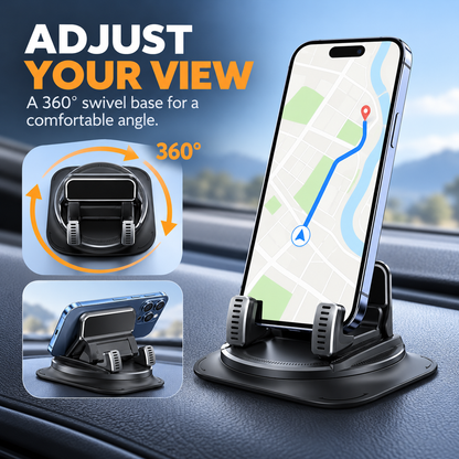 360 Degree Rotational Car Dashboard Phone Mount