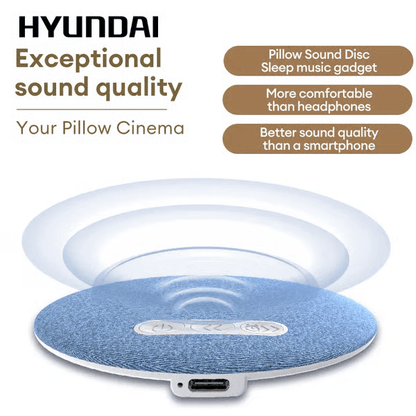 HYUNDAI S1 Ultra-Thin Bluetooth Pillow Speaker-Bone Conduction Technology