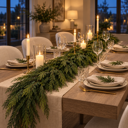 Real Touch Cedar Garlands