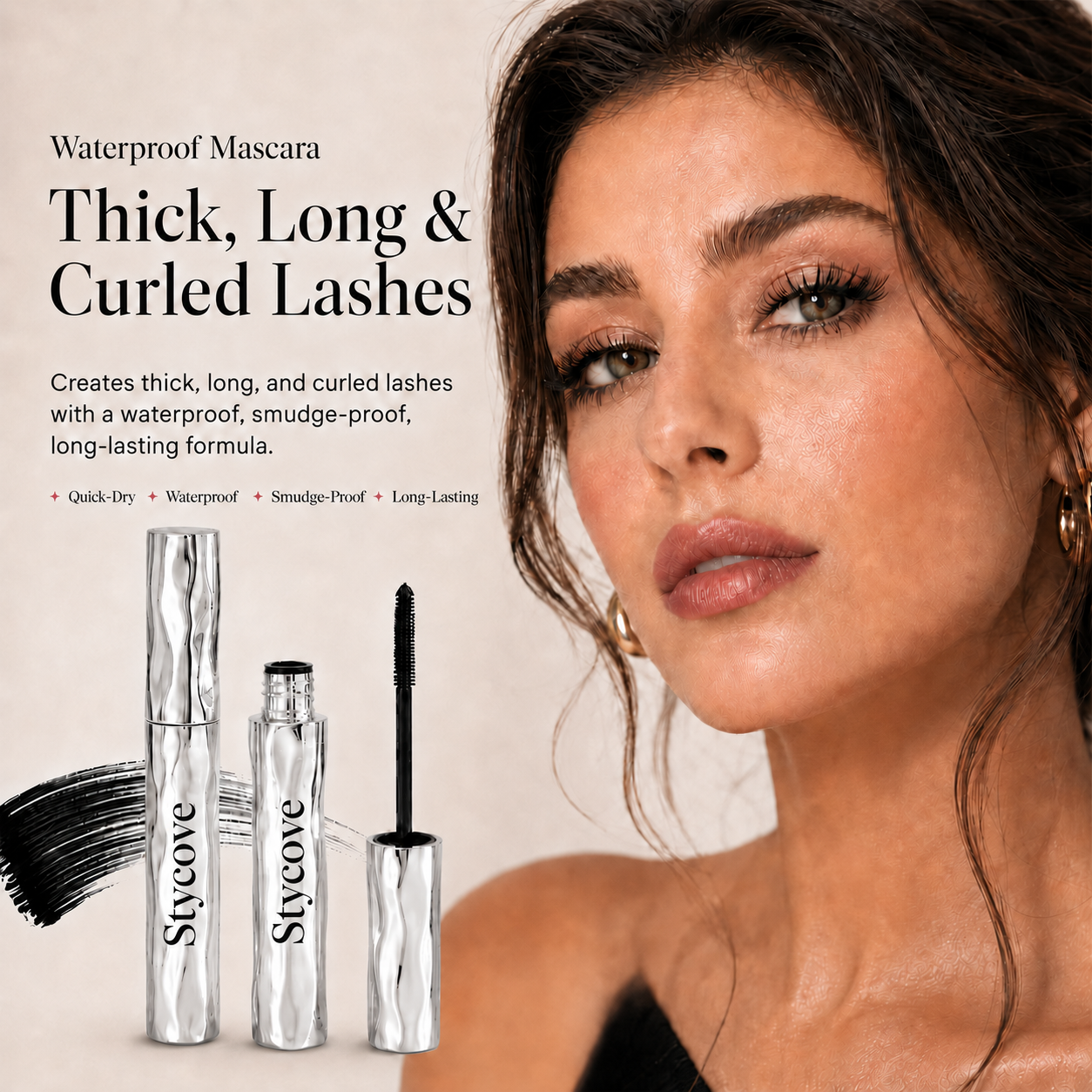 Waterproof Curling Lengthening Mascara