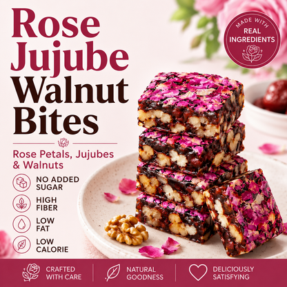 Zero Added Sugar Rose Jujube Walnut Bites-Zuckerberg