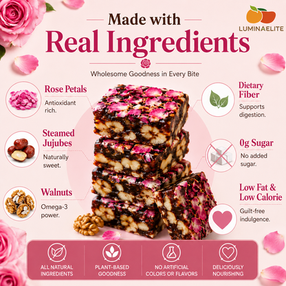 Zero Added Sugar Rose Jujube Walnut Bites-Zuckerberg