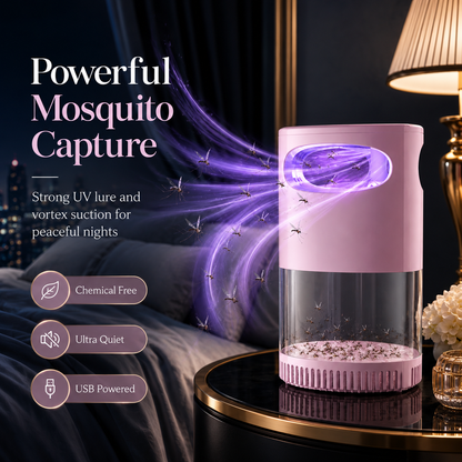 🌙Quiet UV Mosquito Trap – Chemical-Free & Safe for Kids & Pets🦟