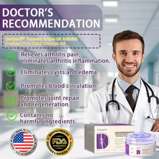 Curcumin & Emu Oil Pain Gel – Backed by US Osteopathic Experts