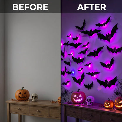 🔥Halloween 3D Lighted LED Flashing Bats