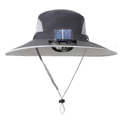 2026 New Ultralight Solar Fan Sun Hat – Lighter Than a Baseball!