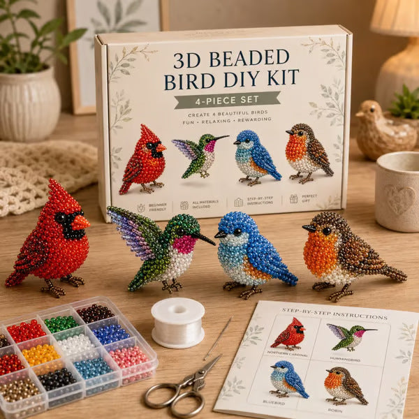 🧵✨ Creative Beaded Mini World 3D DIY Kit Collection