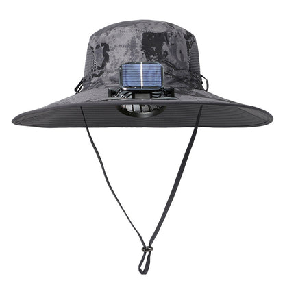 2026 New Ultralight Solar Fan Sun Hat – Lighter Than a Baseball!